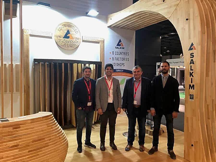 İnterzum 2019 fuarında, Istranca Ormanları'nın altın sarısı rengi ve çok sağlam özgün dokusuna sahip meşesi ile Almanya'daydık… 